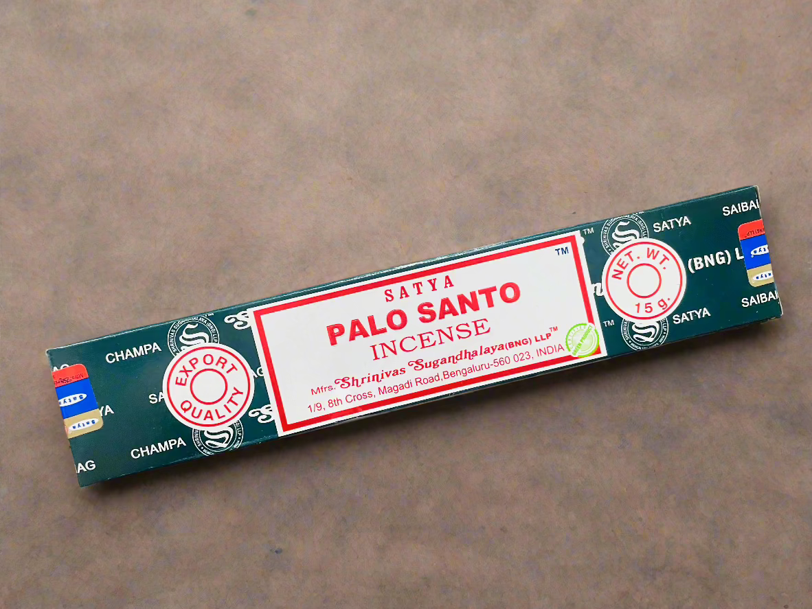 Beautiful hand rolled satya traditional indian incense stick for cleansing and fragrancing your home and space. Meditating space used for meditations.