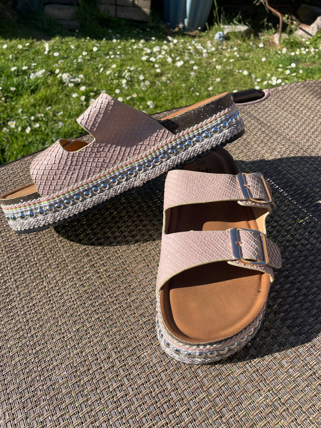 Patsi Platform Buckle sandal