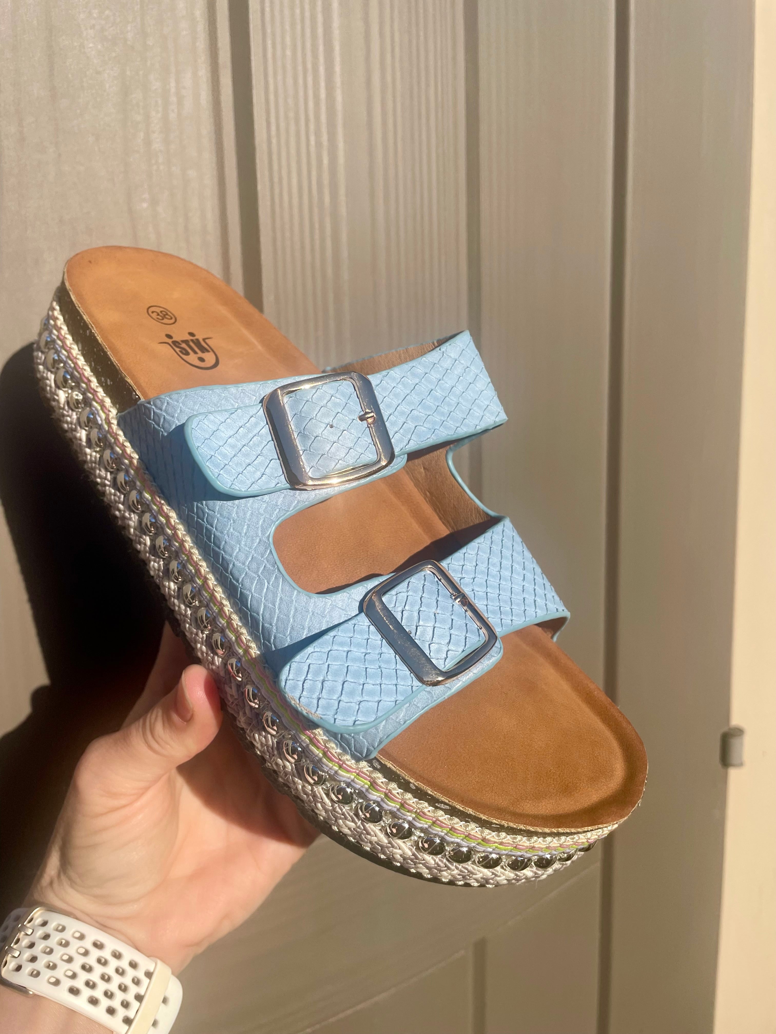 Patsi Platform Buckle sandal