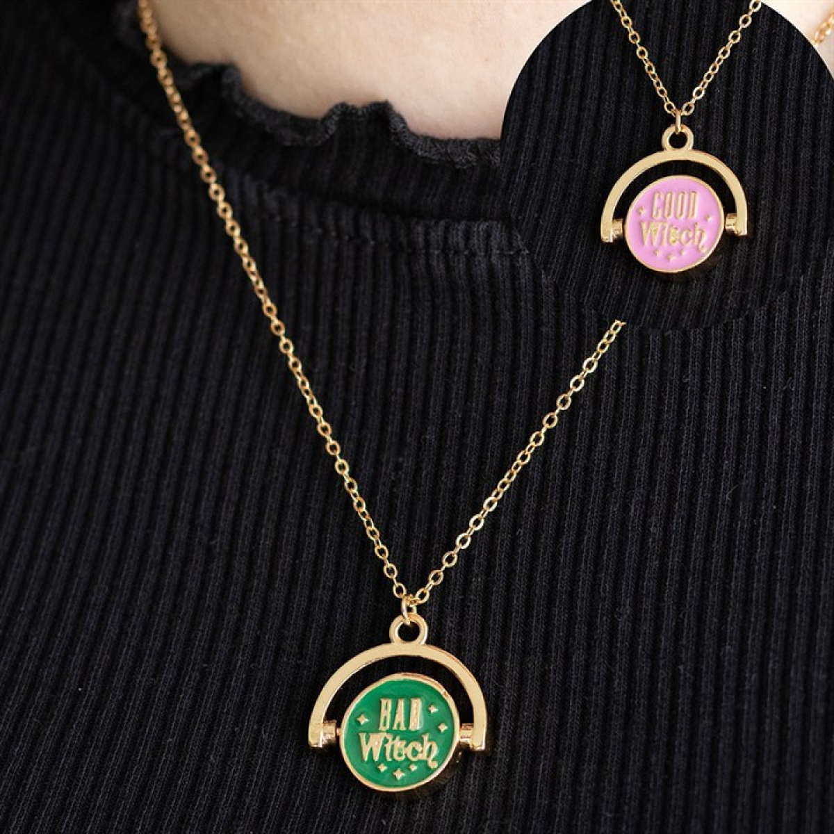 Which Witch Are You? Spinning Necklace