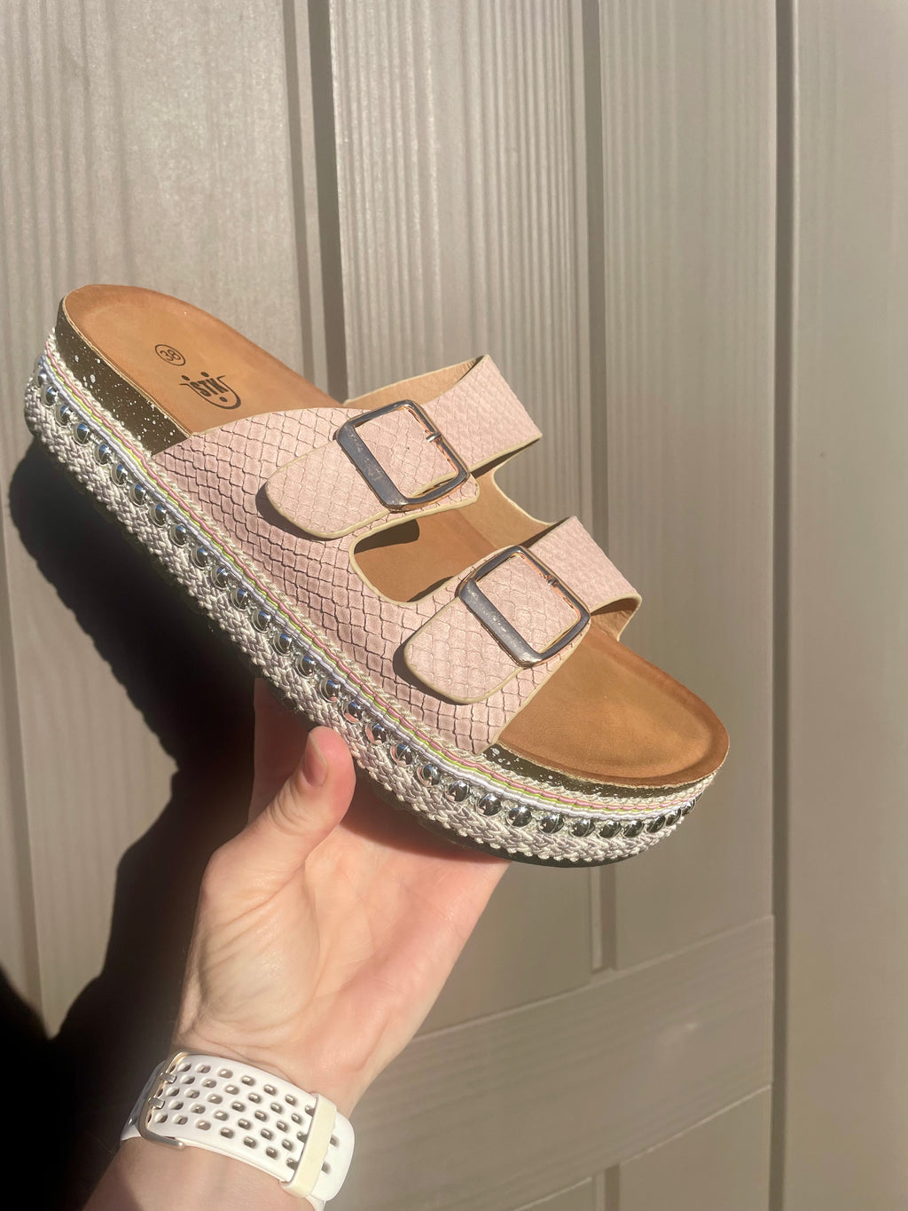 Patsi Platform Buckle sandal