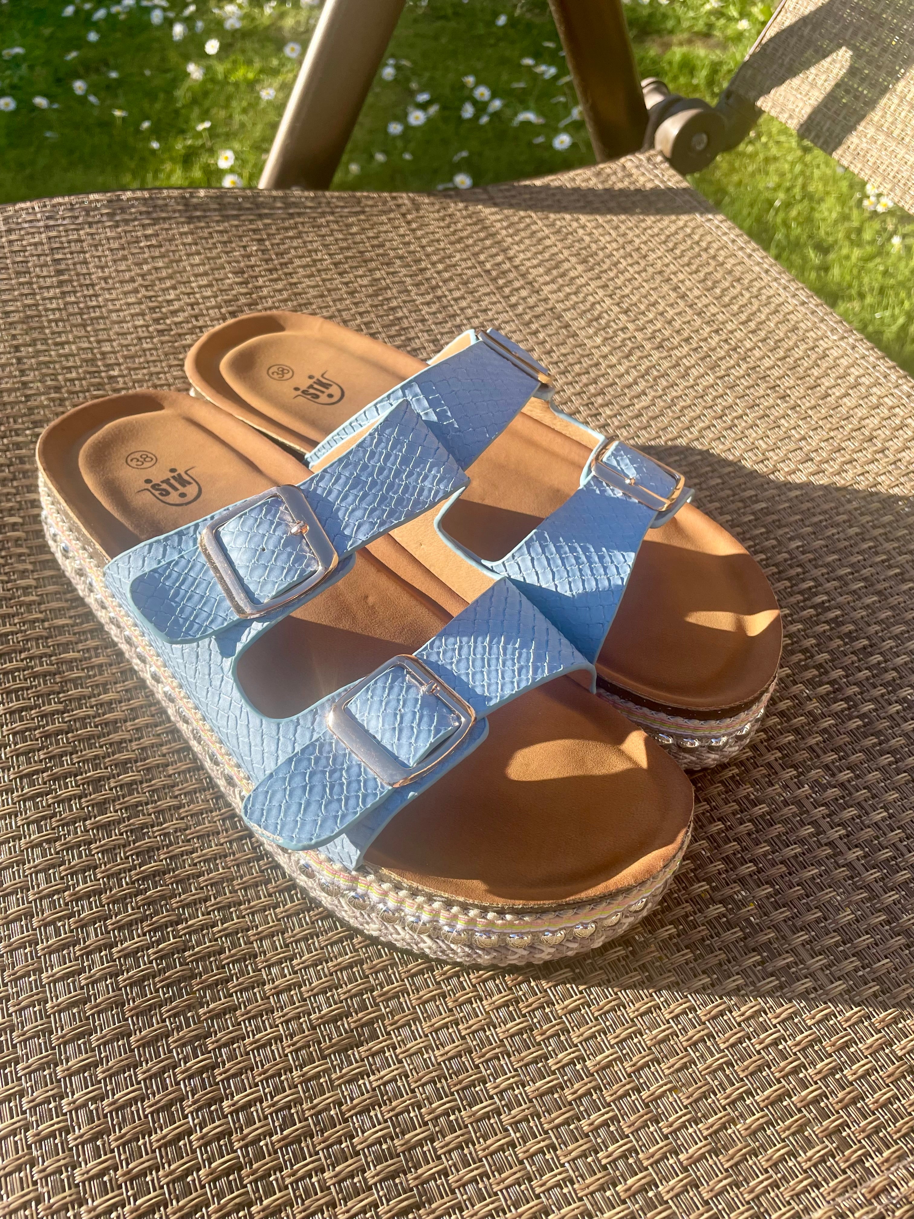 Patsi Platform Buckle sandal