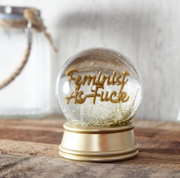 Snow globe gifts for her feminist fits fun gifts for her 