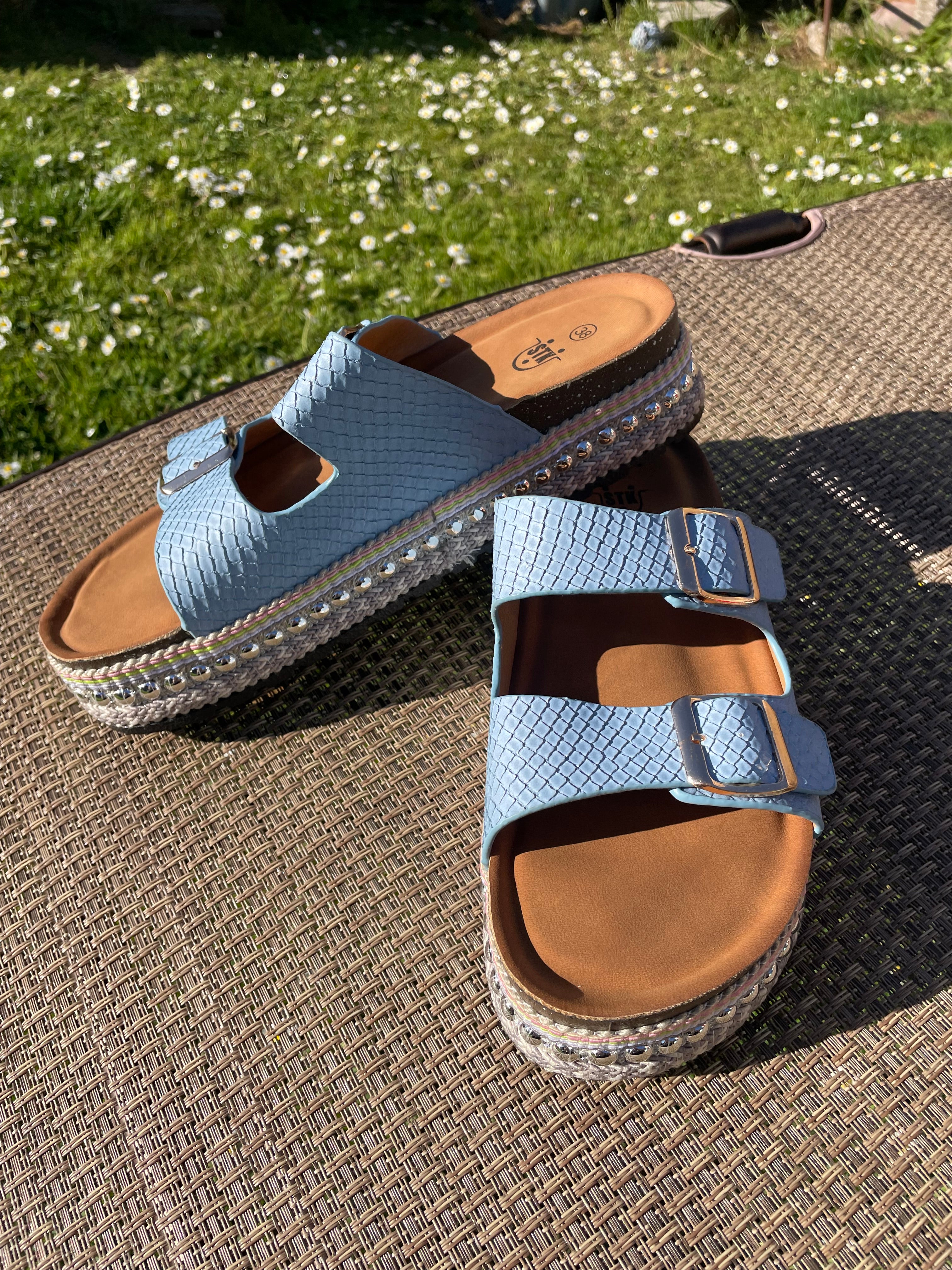 Patsi Platform Buckle sandal