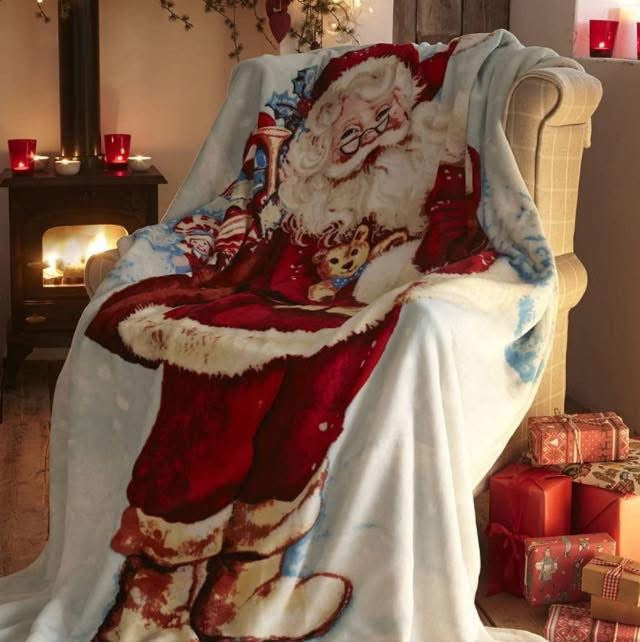 Winter Stag Sherpa Throw