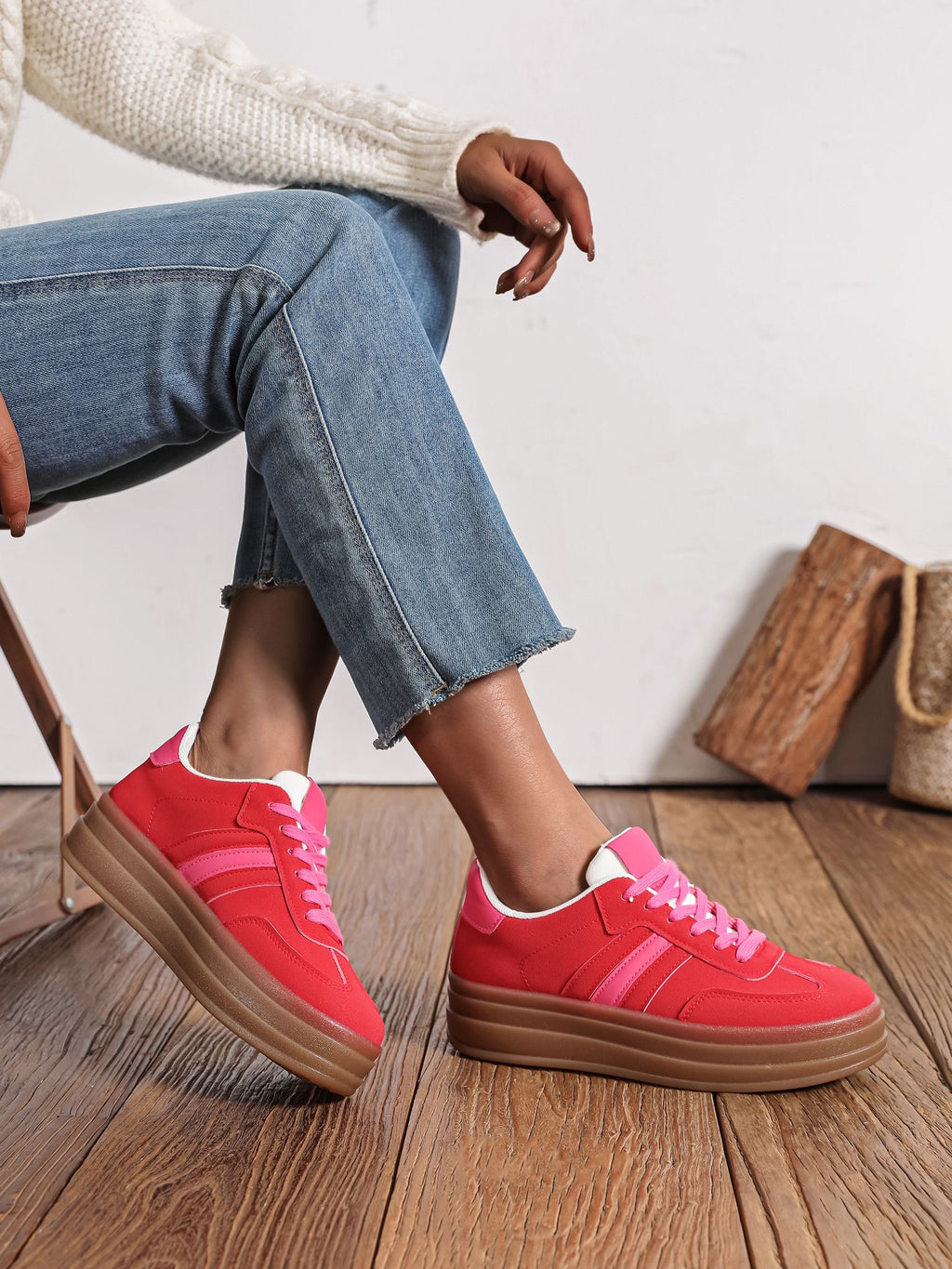 Jaya Thick Gum sole trainers 4 colours