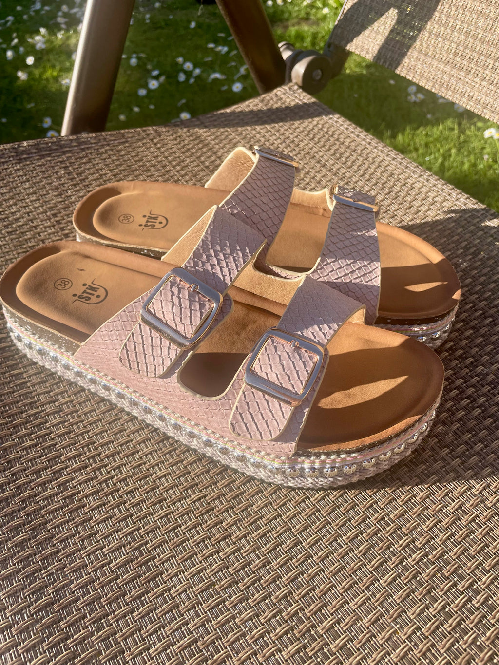 Patsi Platform Buckle sandal