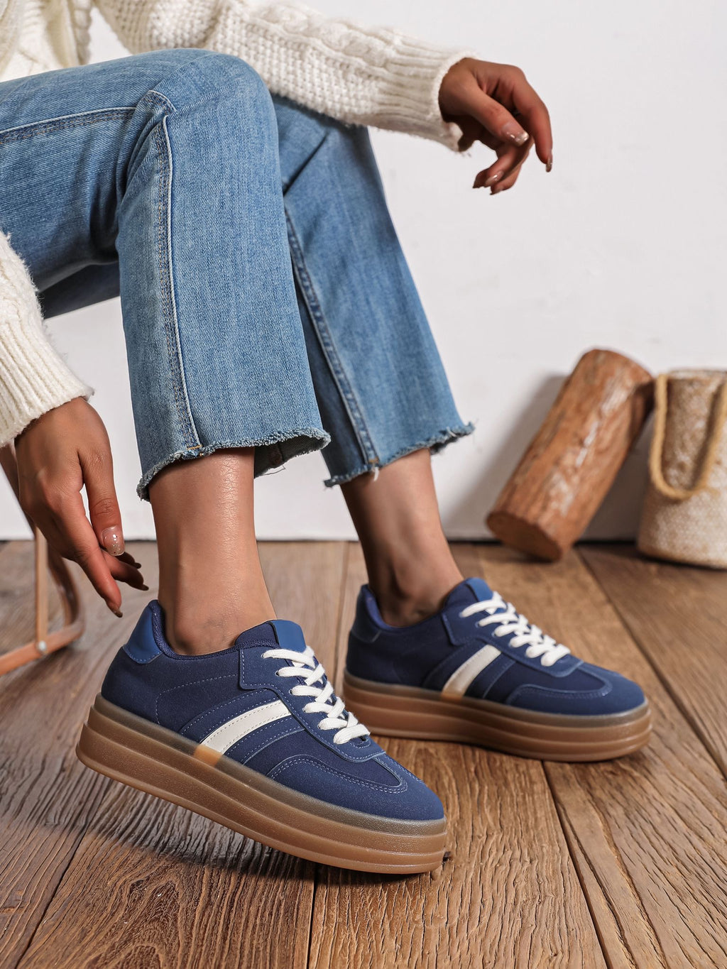 Jaya Thick Gum sole trainers 4 colours