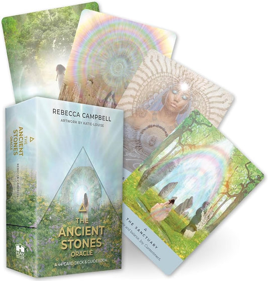 Rebecca Campobell  The ancient stones oracle cards, looking for guidance or manifestin these card willl be perfect to add to your daily journaling routine