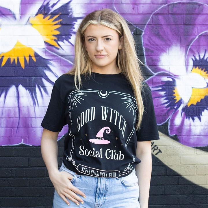 Pink Good Witch Social Club Unisex T-shirt - Size XL