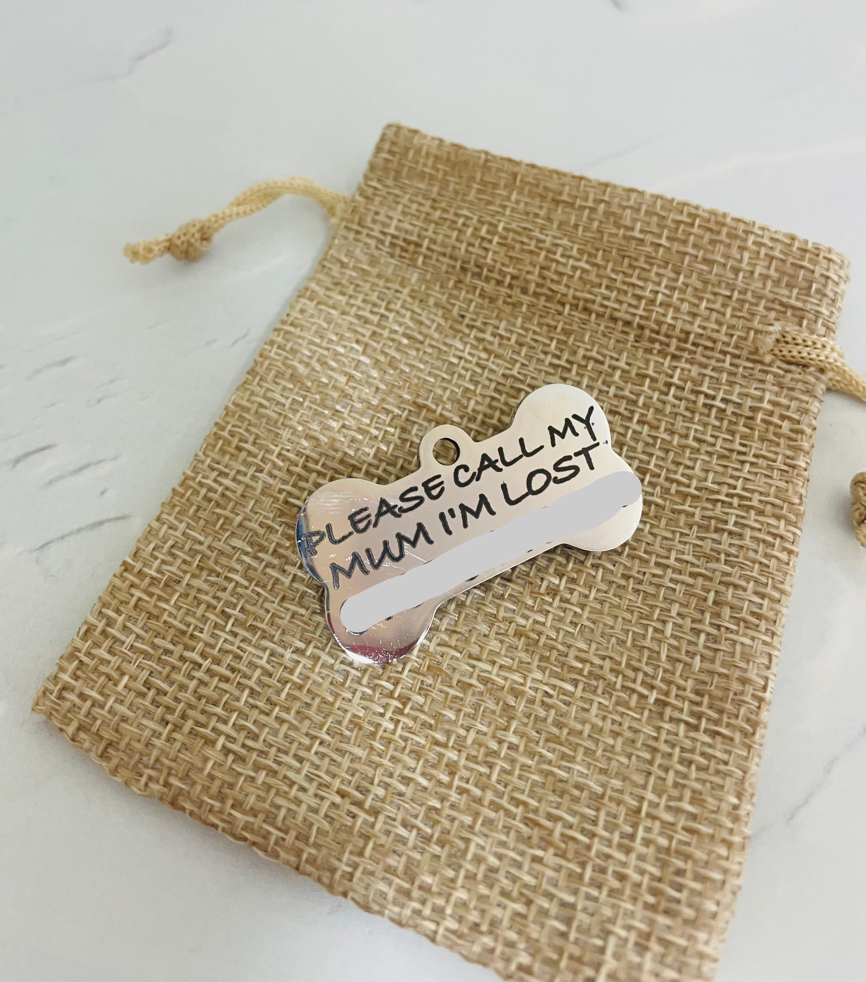 Personalised Stainless Steel Dog Name Tags