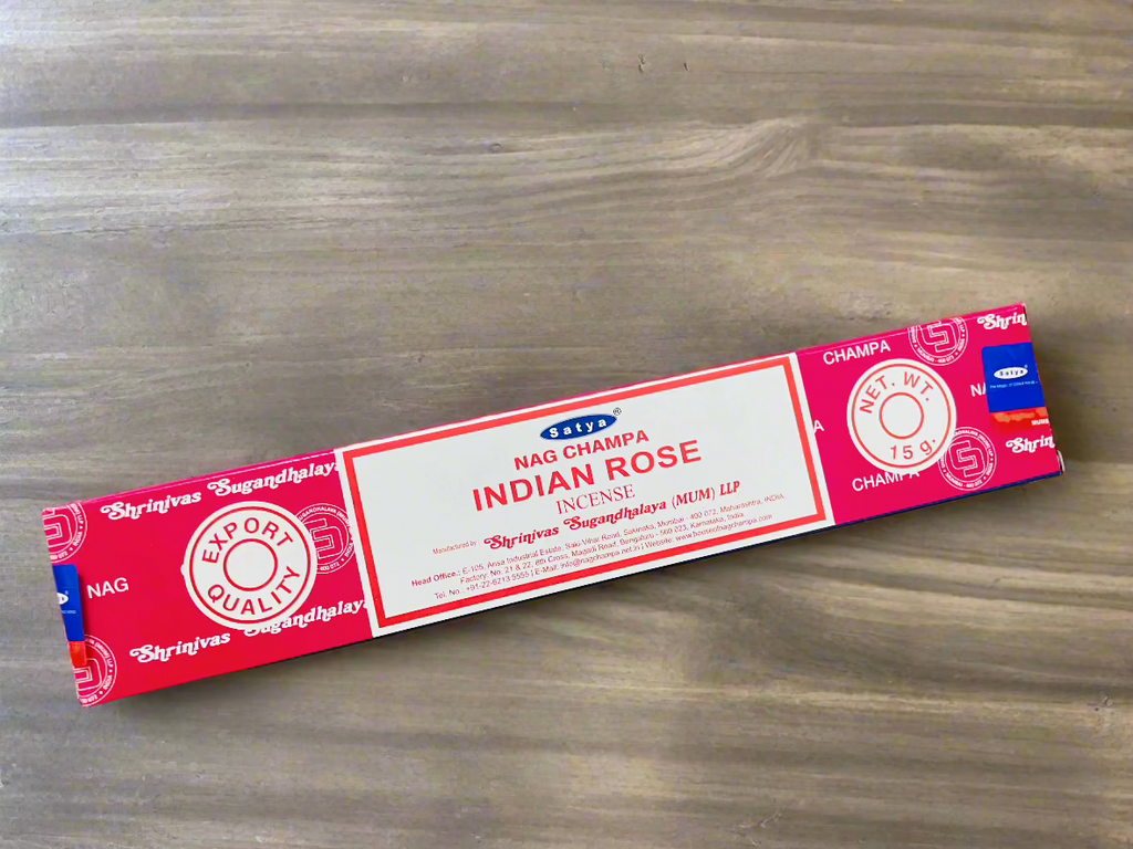 Beautiful hand rolled satya traditional indian incense stick for cleansing and fragrancing your home and space. Meditating space used for meditations. 