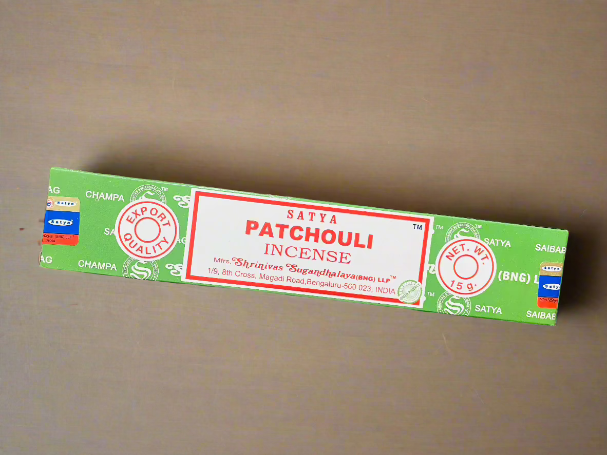 Beautiful hand rolled satya traditional indian incense stick for cleansing and fragrancing your home and space. Meditating space used for meditations. 