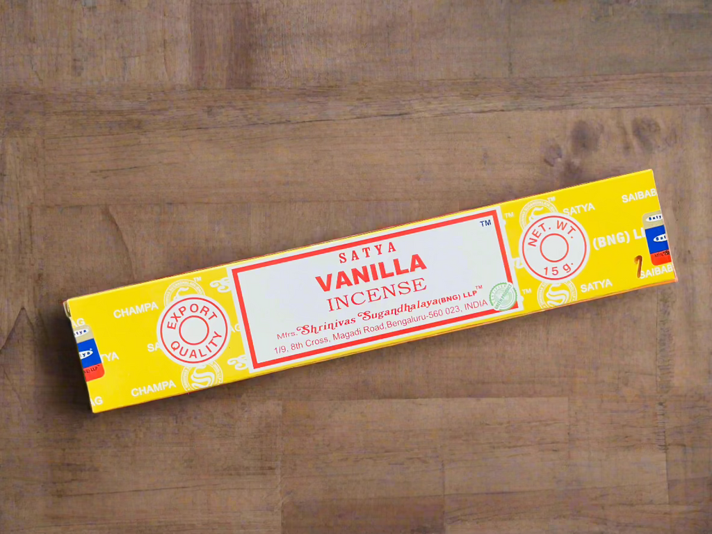 Beautiful hand rolled satya traditional indian incense stick for cleansing and fragrancing your home and space. Meditating space used for meditations. 