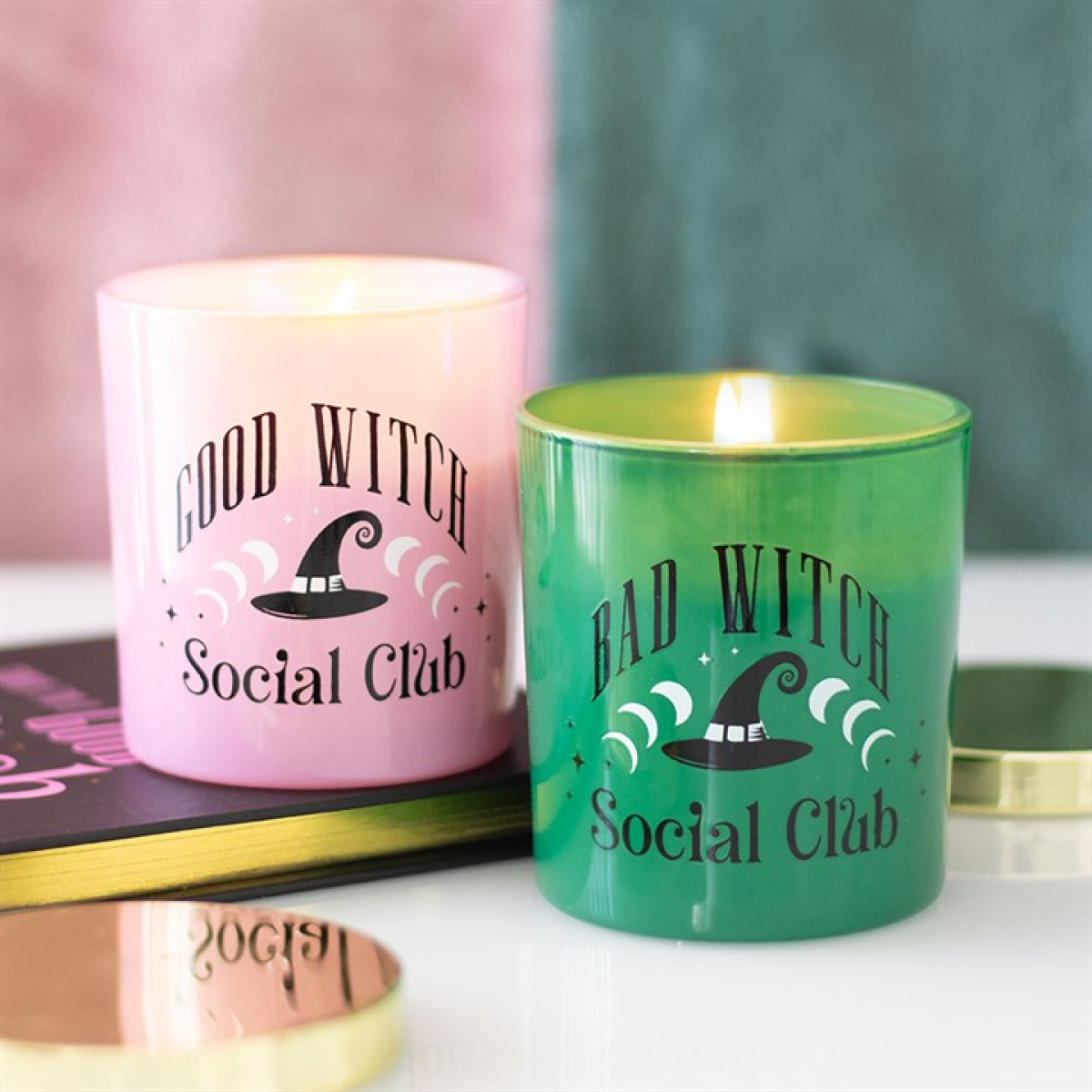 Which Witch are You? Set of 2 Good Witch and Bad Witch Scented Candles