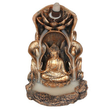 Load image into Gallery viewer, Bronze Buddha Backflow Incense Burner
